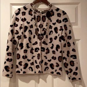 Tyler Boe leopard print sweater